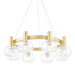Mitzi - H403808-AGB - Eight Light Chandelier - Harlow