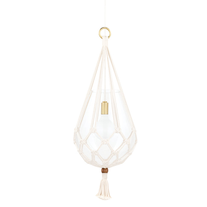 Mitzi - H411701L-AGB - One Light Pendant - Tessa