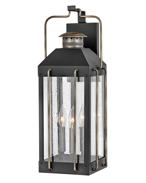 Hinkley - 2735TK - Three Light Outdoor Lantern - Fitzgerald - Textured Black