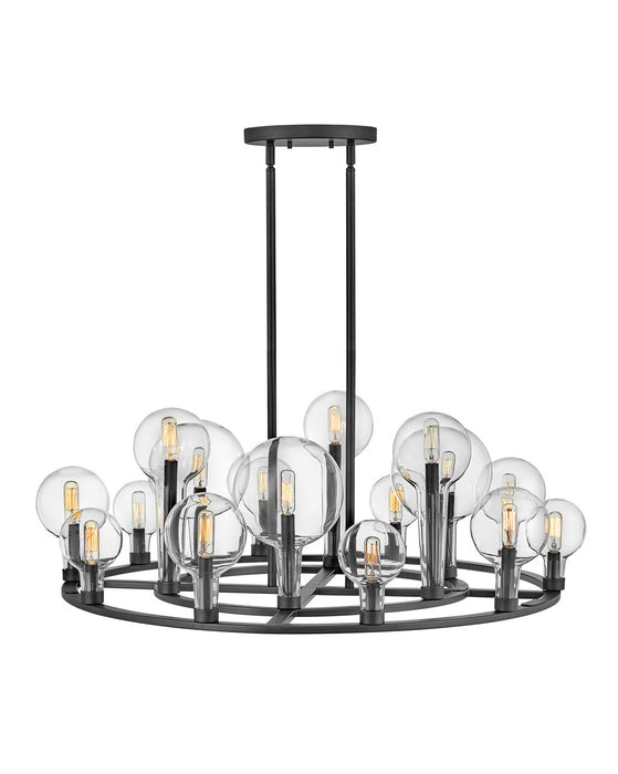 Hinkley - 30529BK - 16 Light Chandelier - Alchemy - Black