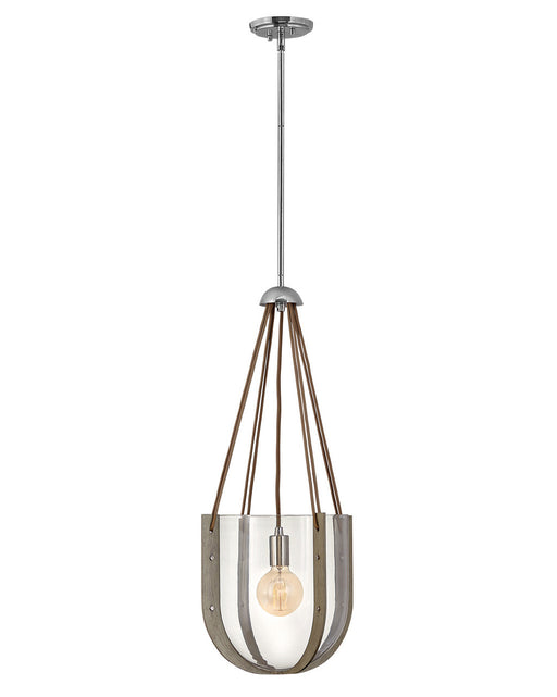 Hinkley - 33204PNI - One Light Pendant - Vaso - Polished Nickel