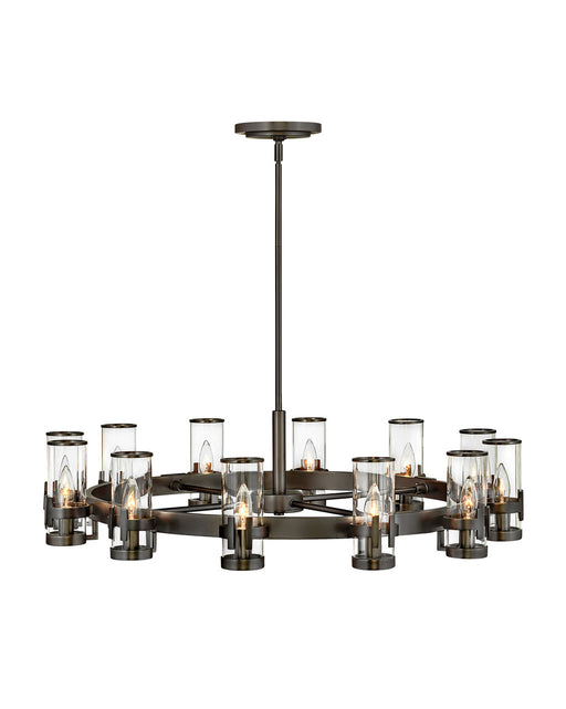 Hinkley - 38109BX - 12 Light Chandelier - Reeve - Black Oxide