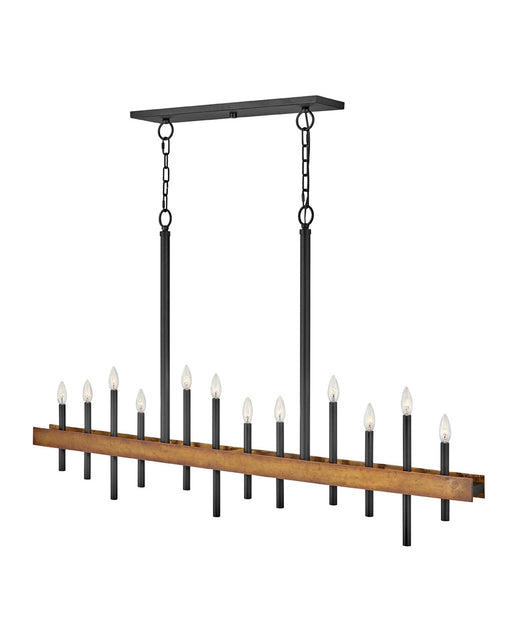 Hinkley - 3864WA - 12 Light Chandelier - Wells - Weathered Brass