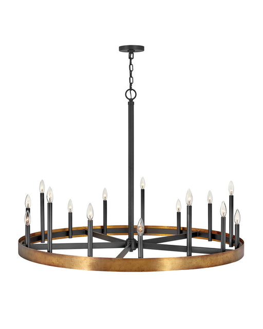 Hinkley - 3865WA - 15 Light Chandelier - Wells - Weathered Brass