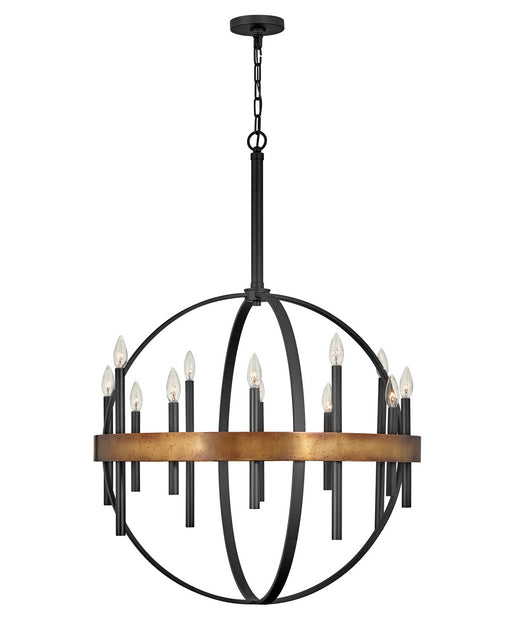 Hinkley - 3867WA - 12 Light Chandelier - Wells - Weathered Brass