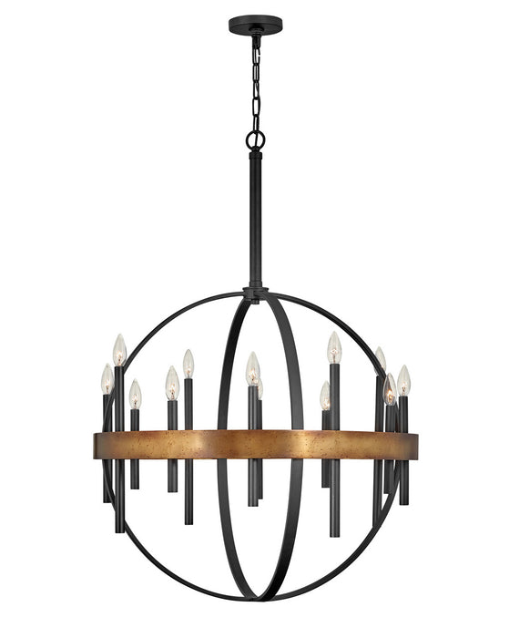 Hinkley - 3867WA - 12 Light Chandelier - Wells - Weathered Brass