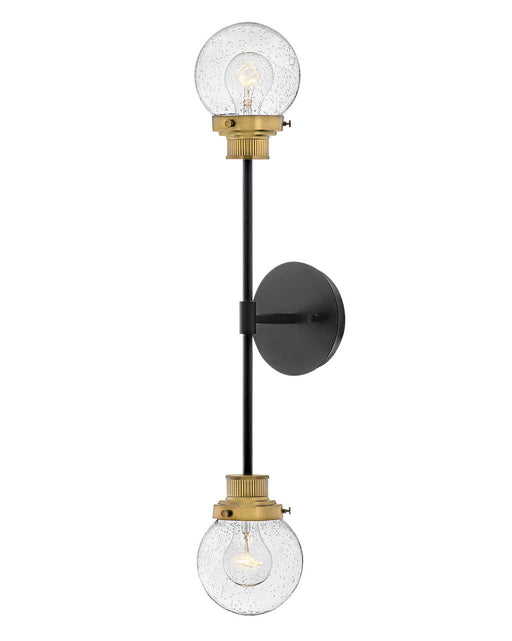 Hinkley - 40692BK - Two Light Wall Sconce - Poppy - Black