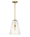 Hinkley - 41047HB - One Light Pendant - Vance - Heritage Brass