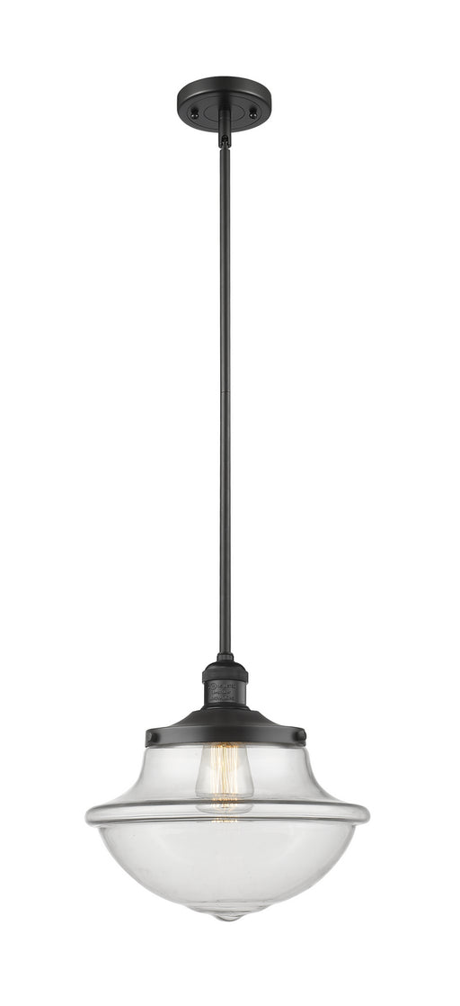 Innovations - 201S-BK-G542-LED - LED Mini Pendant - Franklin Restoration - Matte Black