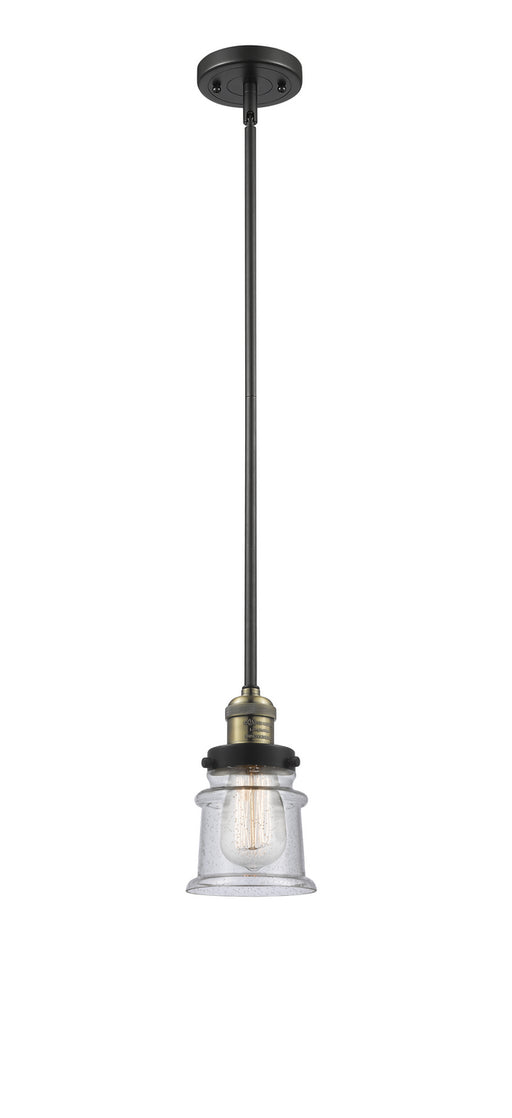 Innovations - 201S-BAB-G184S-LED - LED Mini Pendant - Franklin Restoration - Black Antique Brass