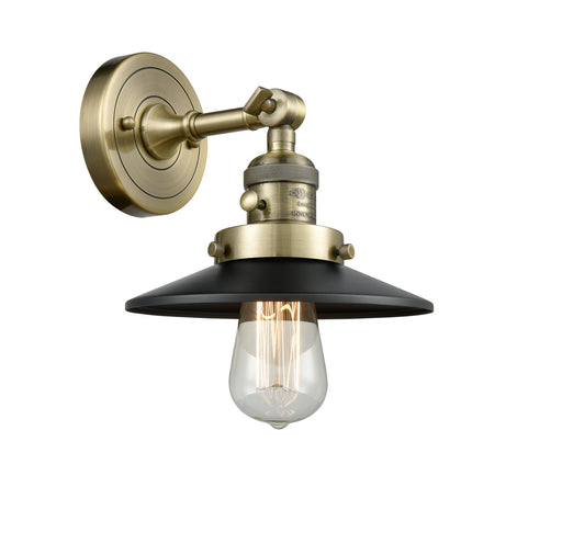 Innovations - 203SW-AB-M6 - One Light Wall Sconce - Franklin Restoration - Antique Brass