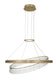 Allegri - 036356-039-FR001 - LED Pendant - Saturno - Brushed Brass