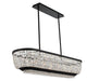 Allegri - 037361-052-FR001 - Seven Light Island Pendant - Terzo - Matte Black w Polished Chrome