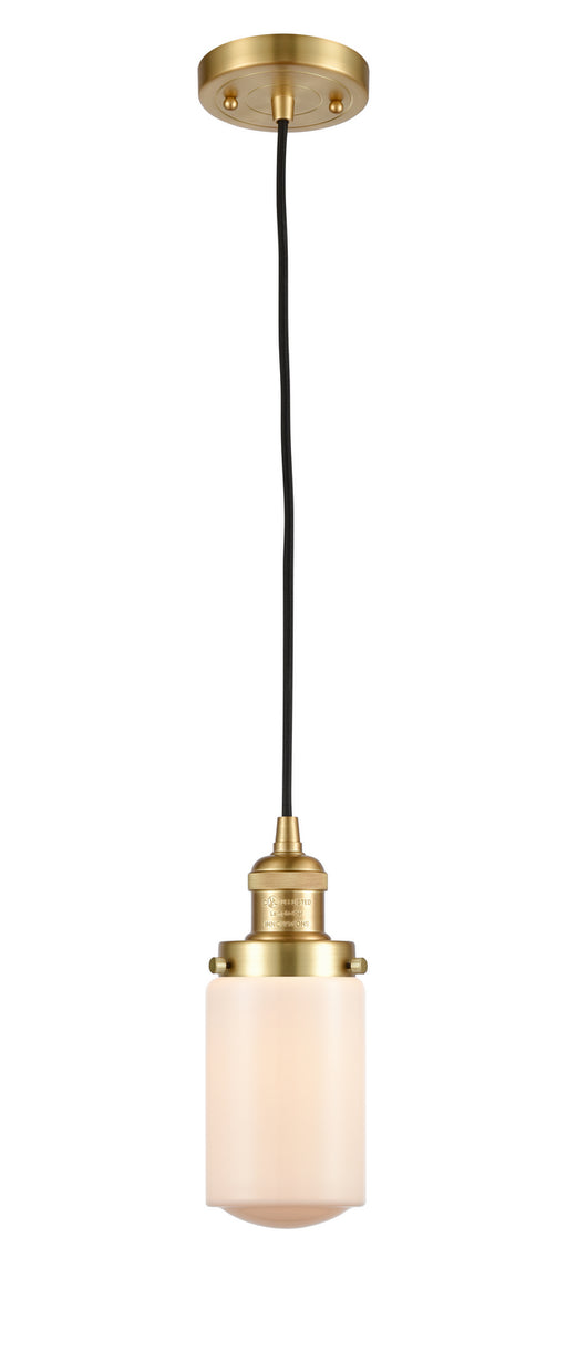 Innovations - 201C-SG-G311 - One Light Mini Pendant - Franklin Restoration - Satin Gold