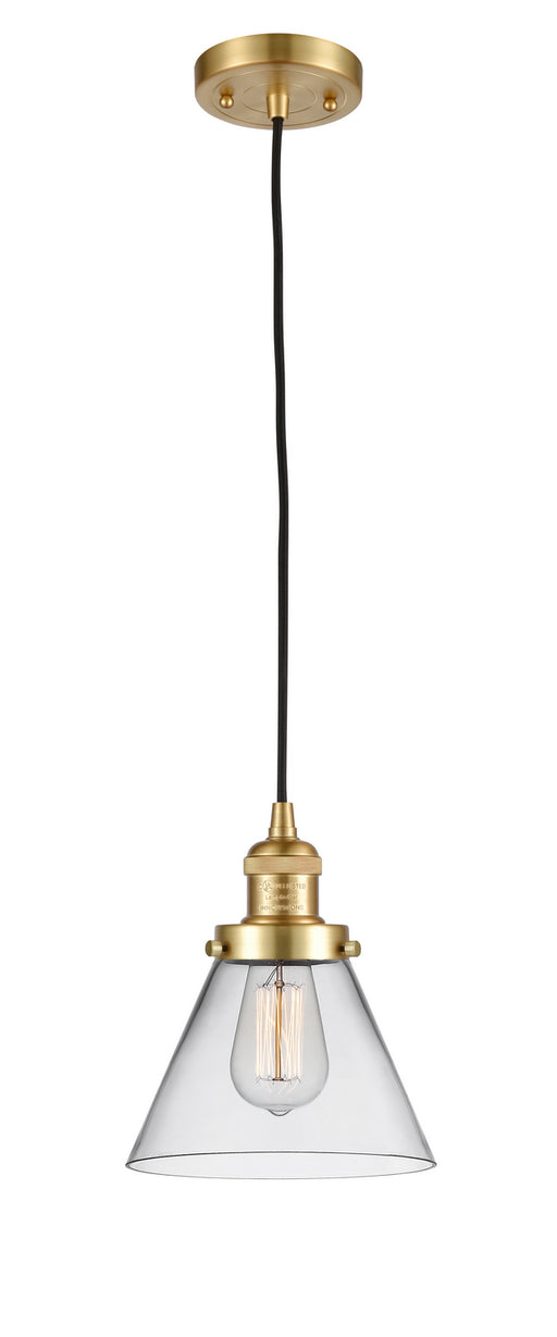 Innovations - 201C-SG-G42 - One Light Mini Pendant - Franklin Restoration - Satin Gold