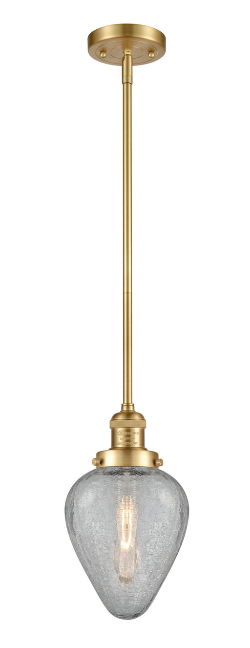 Innovations - 201S-SG-G165 - One Light Mini Pendant - Franklin Restoration - Satin Gold