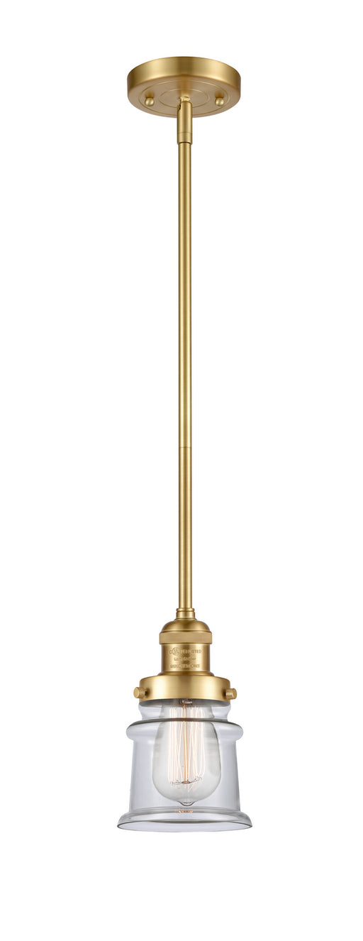 Innovations - 201S-SG-G182S - One Light Mini Pendant - Franklin Restoration - Satin Gold