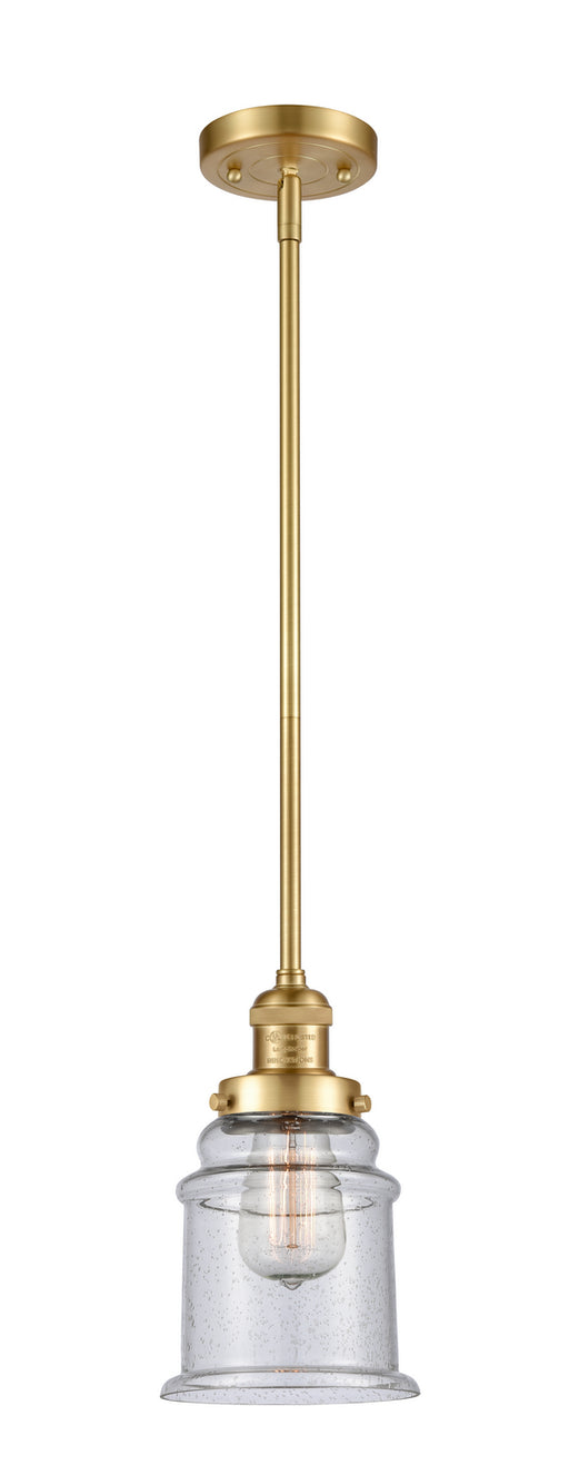 Innovations - 201S-SG-G184 - One Light Mini Pendant - Franklin Restoration - Satin Gold
