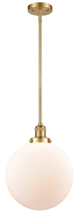 Innovations - 201S-SG-G201-12 - One Light Mini Pendant - Franklin Restoration - Satin Gold