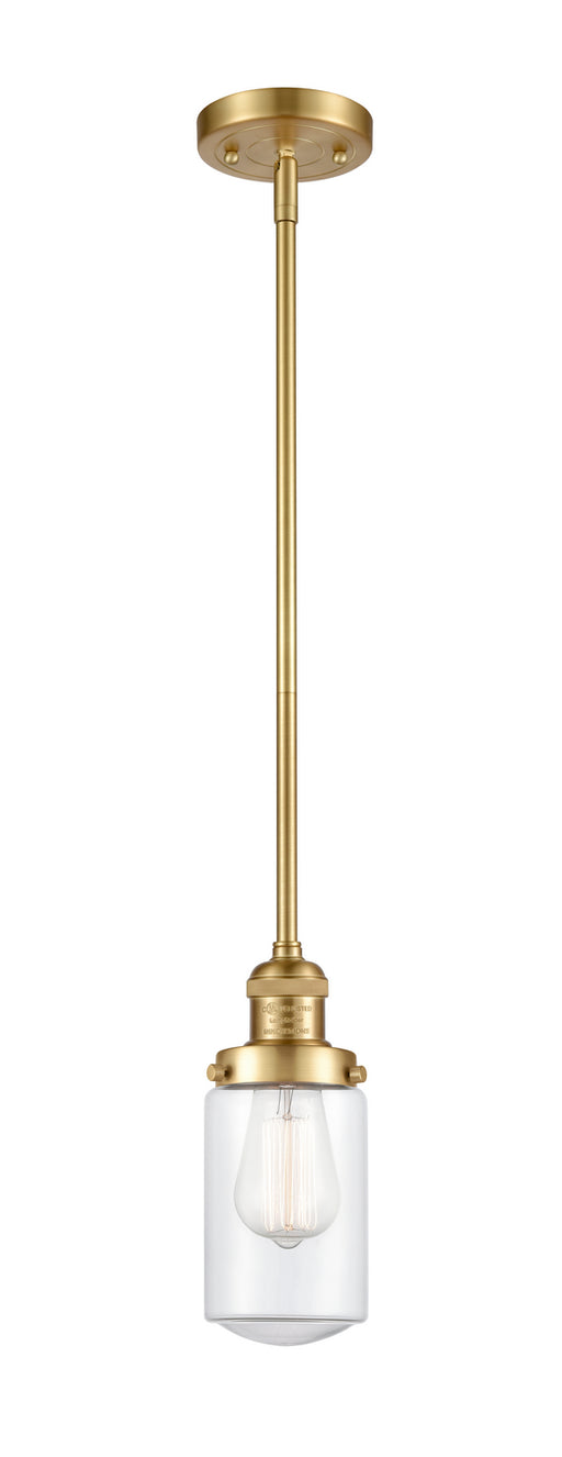 Innovations - 201S-SG-G312 - One Light Mini Pendant - Franklin Restoration - Satin Gold
