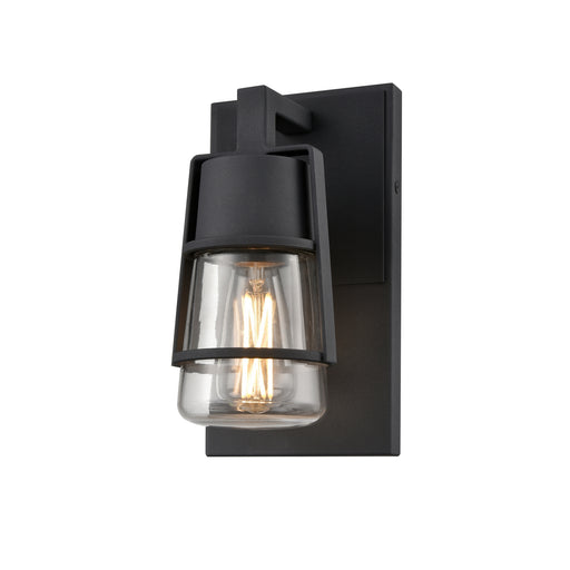 DVI Lighting - DVP44471BK-CL - One Light Wall Sconce - Lake of the Woods Outdoor - Black w/ Clear Glass