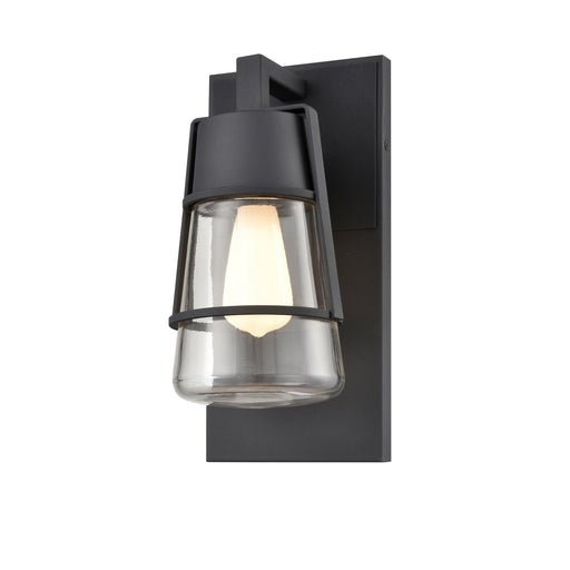 DVI Lighting - DVP44472BK-CL - One Light Wall Sconce - Lake of the Woods Outdoor - Black w/ Clear Glass