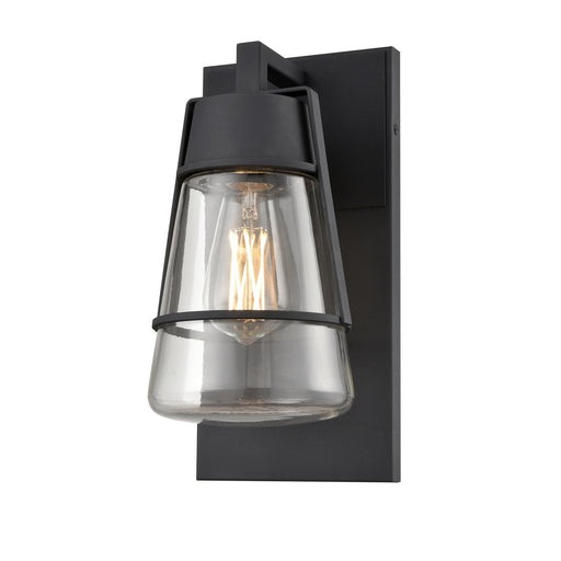 DVI Lighting - DVP44473BK-CL - One Light Wall Sconce - Lake of the Woods Outdoor - Black w/ Clear Glass