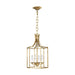 Generation Lighting - AC1004ADB - Four Light Pendant - BANTRY HOUSE - Antique Gild