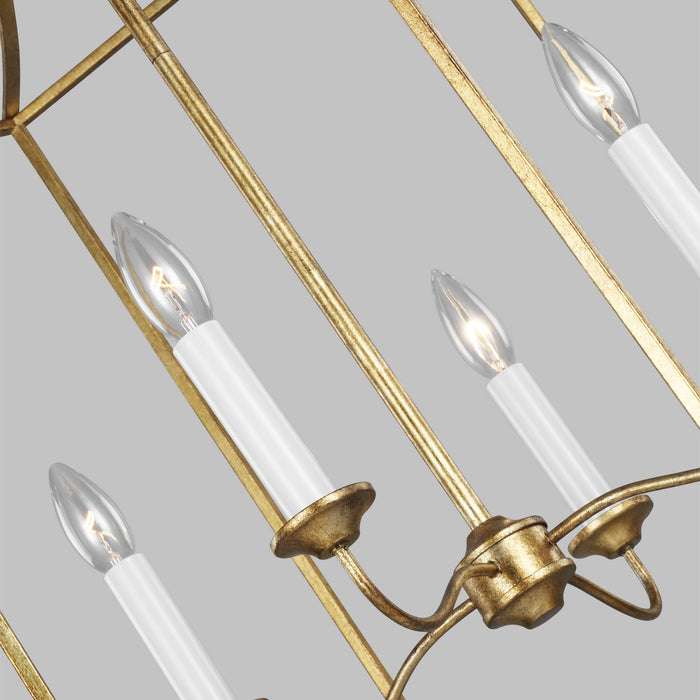 Four Light Pendant from the BANTRY HOUSE collection in Antique Gild finish