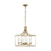 Generation Lighting - AC1046ADB - Six Light Chandelier - BANTRY HOUSE - Antique Gild
