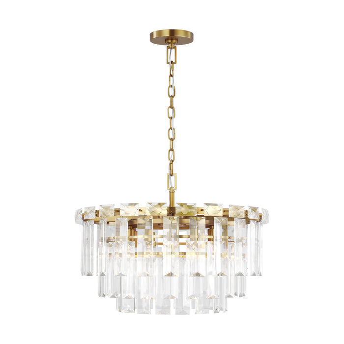 Generation Lighting - CC12610BBS - Ten Light Chandelier - ARDEN - Burnished Brass