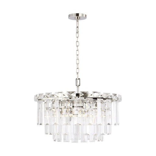 Generation Lighting - CC12610PN - Ten Light Chandelier - ARDEN - Polished Nickel