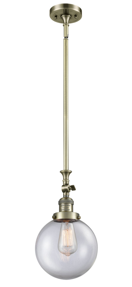 Innovations - 206-AB-G202-8-LED - LED Mini Pendant - Franklin Restoration - Antique Brass