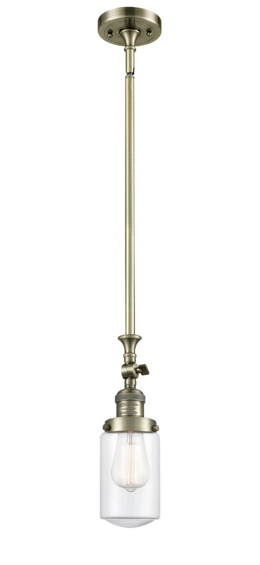 Innovations - 206-AB-G312 - One Light Mini Pendant - Franklin Restoration - Antique Brass