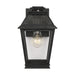 Generation Lighting - CO1001DWZ - One Light Outdoor Wall Lantern - FALMOUTH - Dark Weathered Zinc