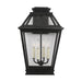 Generation Lighting - CO1034DWZ - Four Light Outdoor Wall Lantern - FALMOUTH - Dark Weathered Zinc
