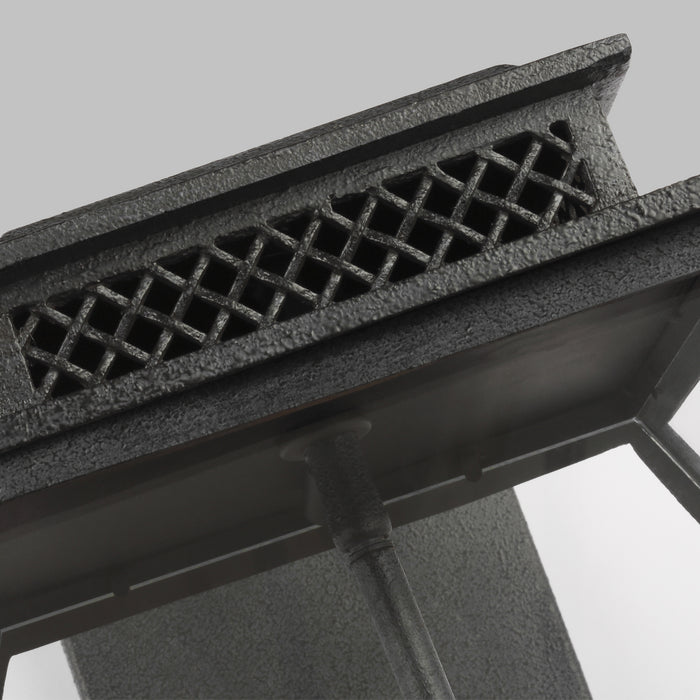 Four Light Outdoor Wall Lantern from the FALMOUTH collection in Dark Weathered Zinc finish