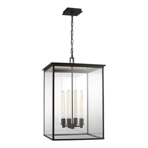 Generation Lighting - CO1164HTCP - Four Light Hanging Lantern - FREEPORT - Heritage Copper
