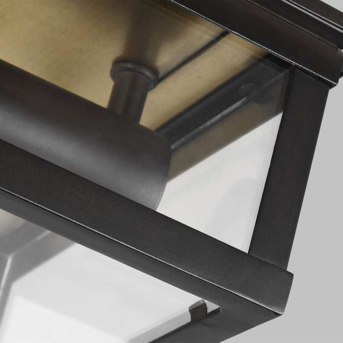 Two Light Outdoor Flush Mount from the FREEPORT collection in Heritage Copper finish