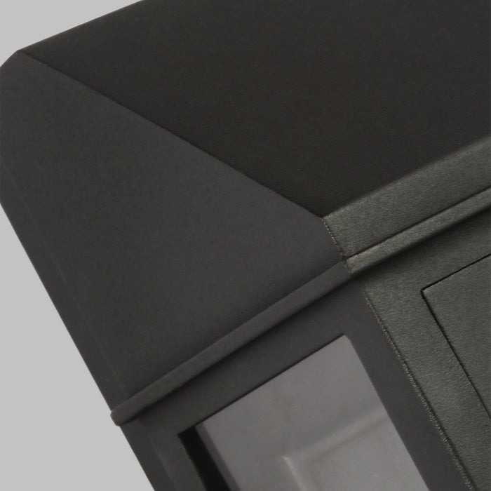 Two Light Outdoor Wall Lantern from the HINGHAM collection in Textured Black finish