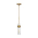 Generation Lighting - CP1161BBS - One Light Pendant - GENEVA - Burnished Brass