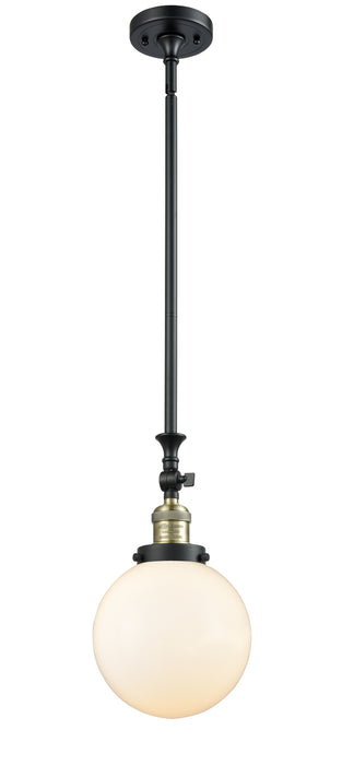 Innovations - 206-BAB-G201-8-LED - LED Mini Pendant - Franklin Restoration - Black Antique Brass