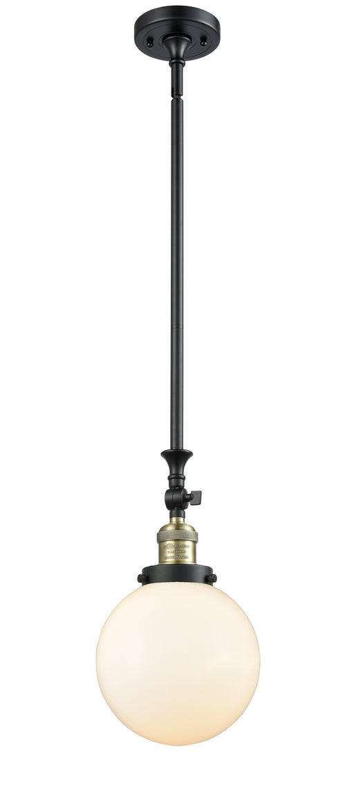 Innovations - 206-BAB-G201-8-LED - LED Mini Pendant - Franklin Restoration - Black Antique Brass
