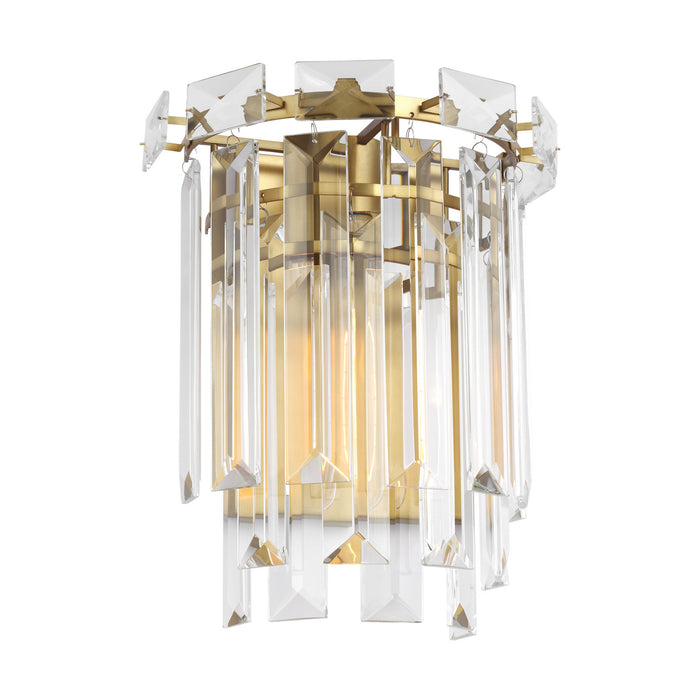 One Light Wall Sconce from the ARDEN collection in Burnished Brass finish