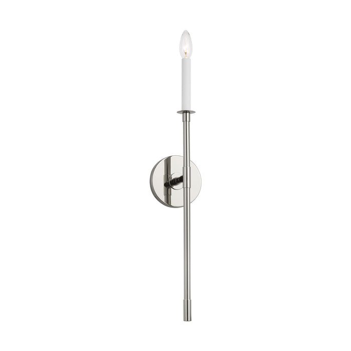 One Light Wall Sconce from the BAYVIEW collection in Polished Nickel finish
