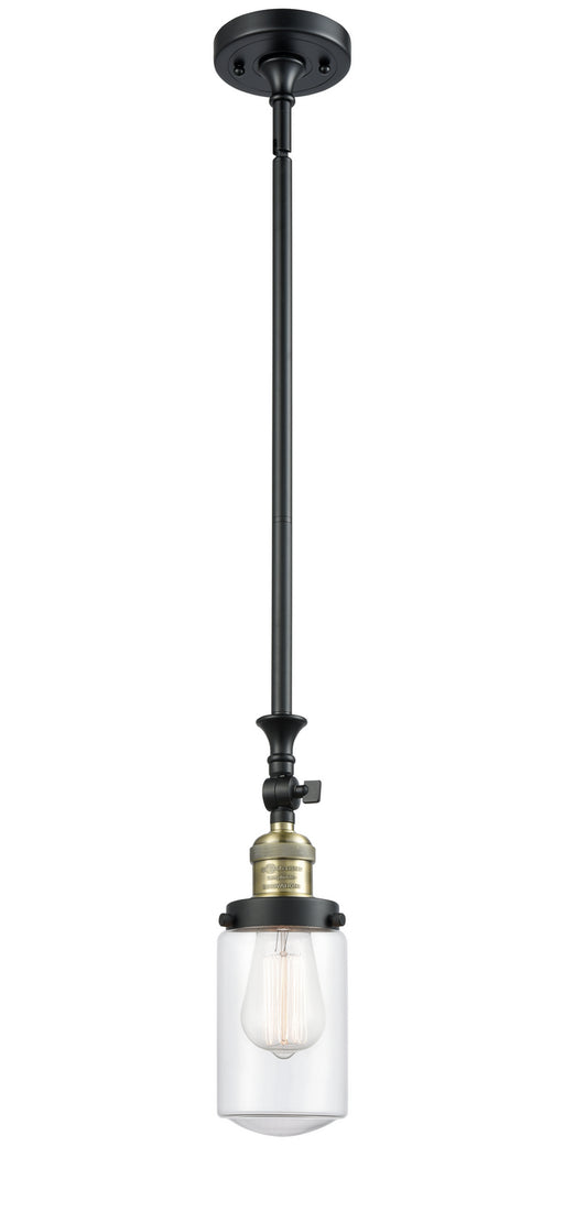 Innovations - 206-BAB-G312 - One Light Mini Pendant - Franklin Restoration - Black Antique Brass