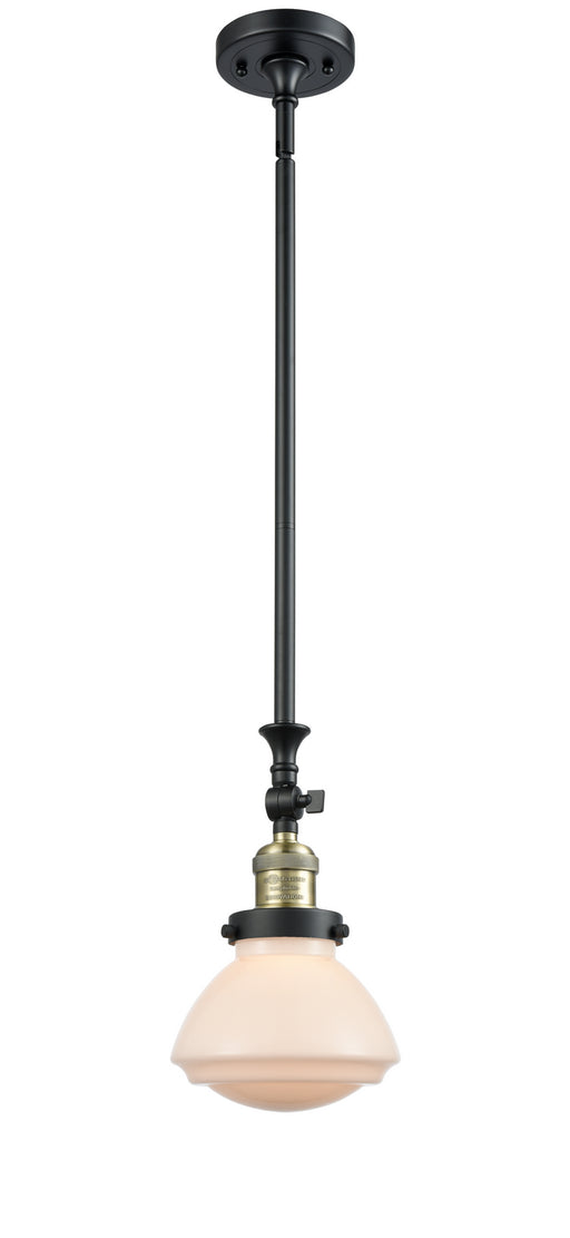Innovations - 206-BAB-G321 - One Light Mini Pendant - Franklin Restoration - Black Antique Brass