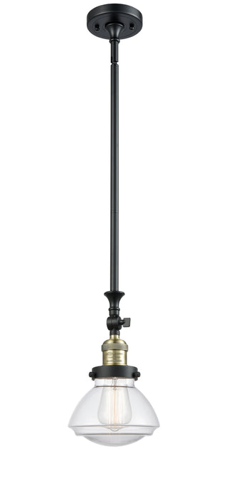 Innovations - 206-BAB-G322 - One Light Mini Pendant - Franklin Restoration - Black Antique Brass