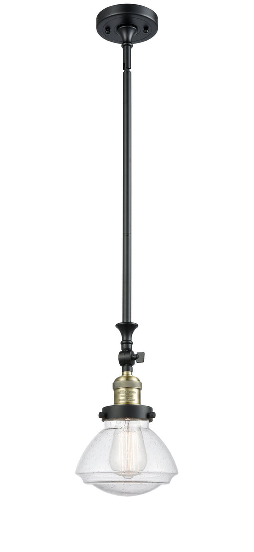 Innovations - 206-BAB-G324 - One Light Mini Pendant - Franklin Restoration - Black Antique Brass