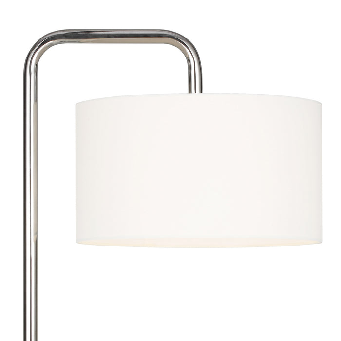 One Light Floor Lamp from the DEAN collection in Polished Nickel finish